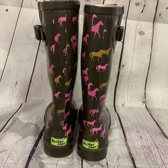 Western Chief - Horse Rain Boots - Size 6 - Picture 4 of 5